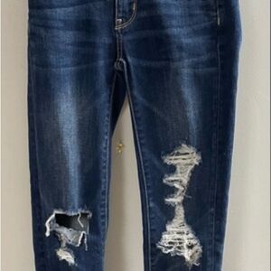 American Eagle Outfitters Jeans Women Super Stretch Distressed 00 Short